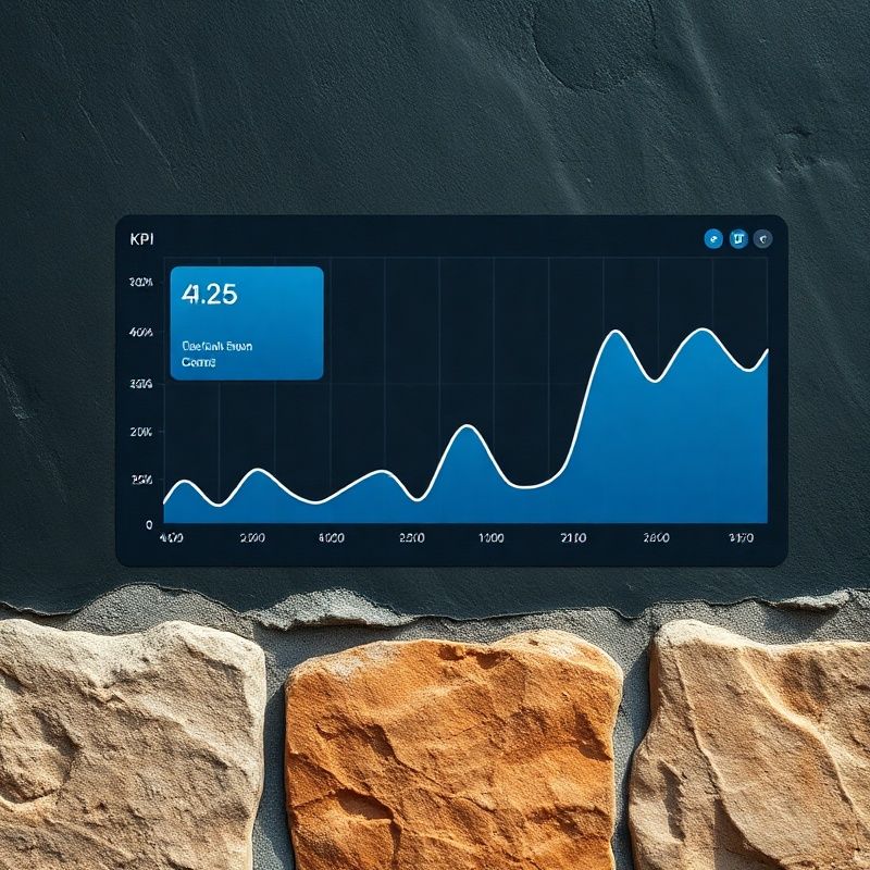 KPI kartica s sparkline grafikonom