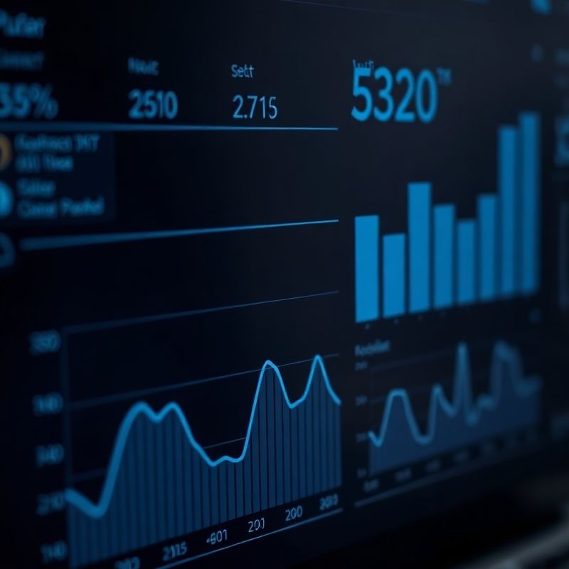 Detalj analitičkog sučelja s KPI karticama